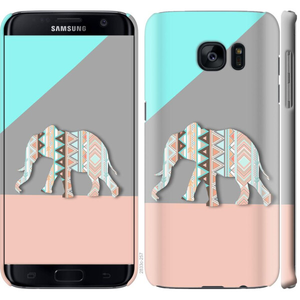 

Чехол на Samsung Galaxy S7 Edge G935F Узорчатый слон (04798)