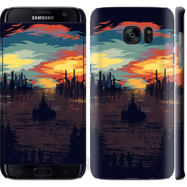 

Чехол на Samsung Galaxy S7 Edge G935F Череп-абстракция (04798)