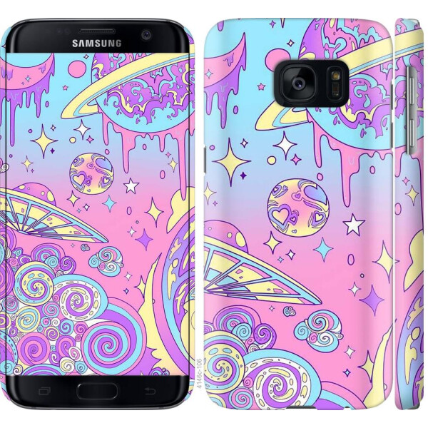 

Чехол на Samsung Galaxy S7 G930F Розовая галактика (04798)