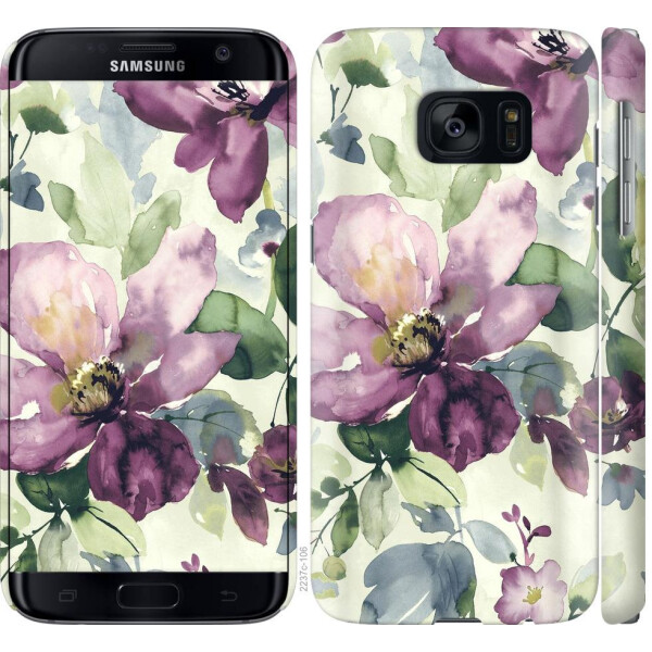 

Чехол на Samsung Galaxy S7 G930F Цветы акварелью (04798)