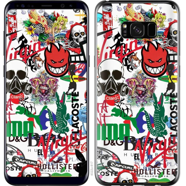 

Чехол на Samsung Galaxy S8 Plus Many different logos (04798)