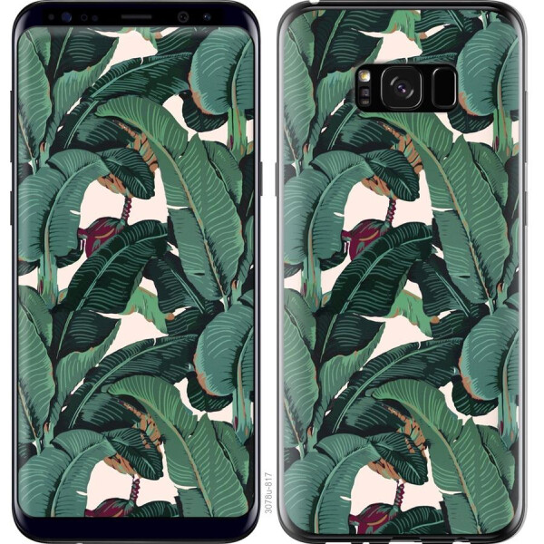 

Чехол на Samsung Galaxy S8 Plus Банановые листья (04798)