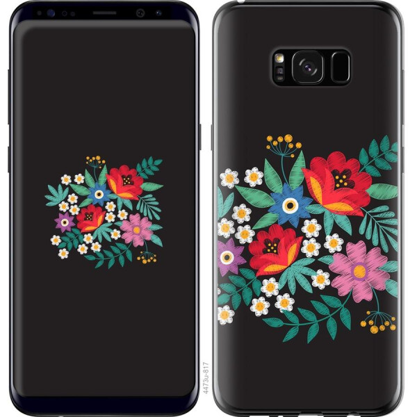 

Чехол на Samsung Galaxy S8 Plus Вышитые цветы (04798)