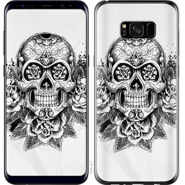 

Чехол на Samsung Galaxy S8 Plus Череп и розы (04798)