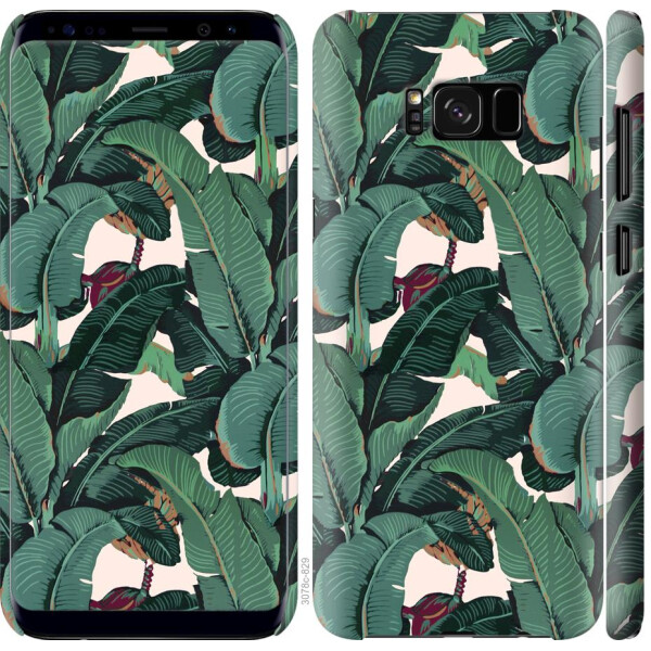 

Чехол на Samsung Galaxy S8 Банановые листья (04798)