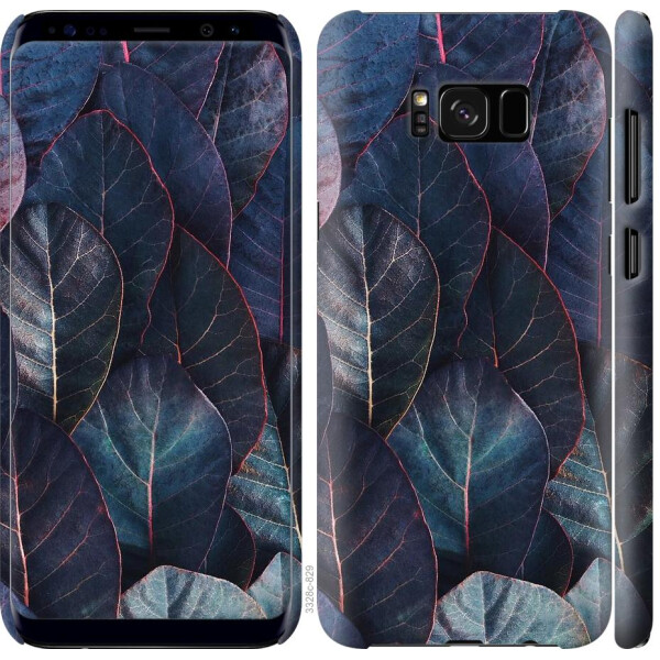 

Чехол на Samsung Galaxy S8 Листья v3 (04798)