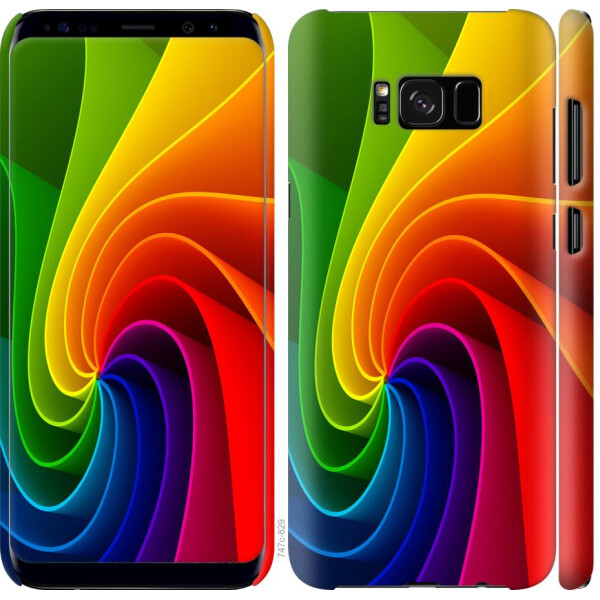 

Чехол на Samsung Galaxy S8 Радужный вихрь (04798)