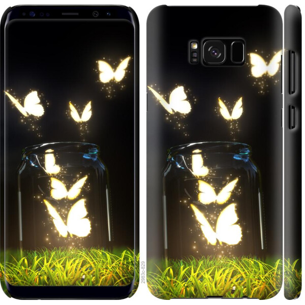 

Чехол на Samsung Galaxy S8 Светящиеся бабочки (04798)