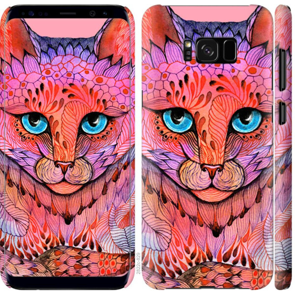 

Чехол на Samsung Galaxy S8 Узорчатая кошка (04798)