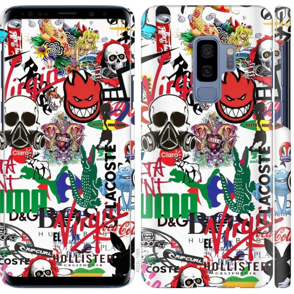 

Чехол на Samsung Galaxy S9 Plus Many different logos (04798)