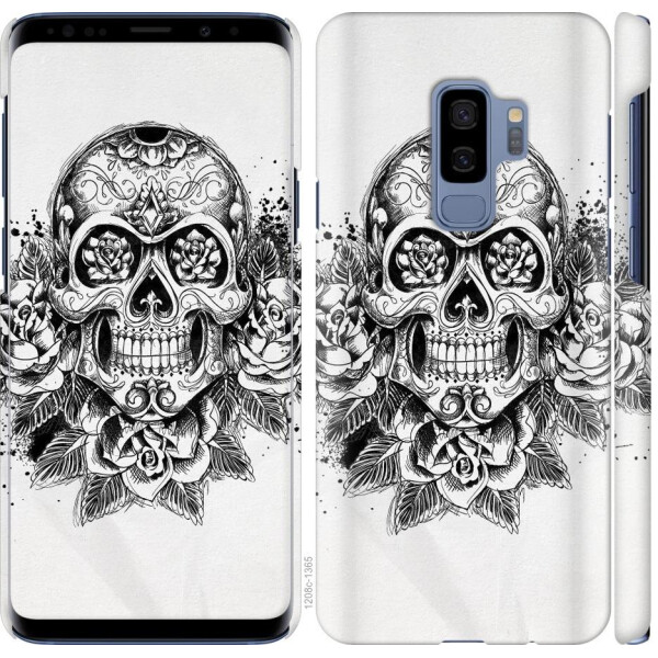 

Чехол на Samsung Galaxy S9 Plus Череп и розы (04798)