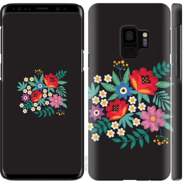 

Чехол на Samsung Galaxy S9 Вышитые цветы (04798)