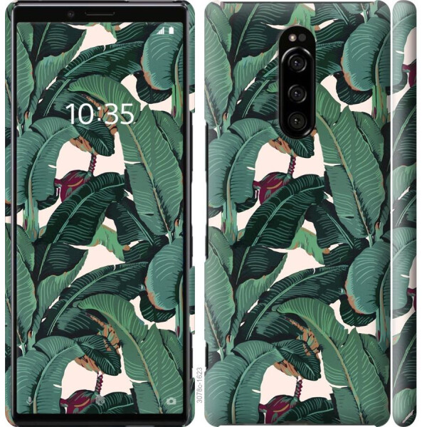 

Чехол на Sony Xperia 1 J9110 Банановые листья (04798)