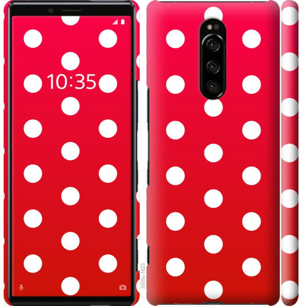 

Чехол на Sony Xperia 1 J9110 Градиент, Горошек (04798)