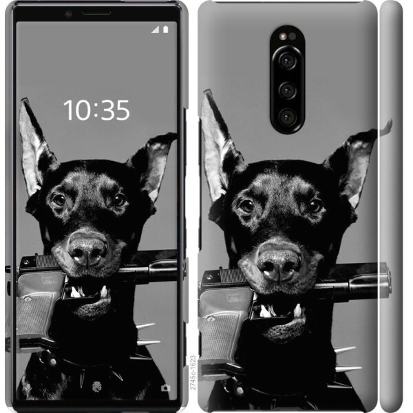 

Чехол на Sony Xperia 1 J9110 Доберман (04798)