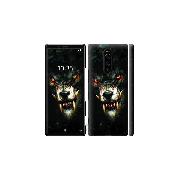 

Чехол на Sony Xperia 1 J9110 Дьявольский волк (04798)