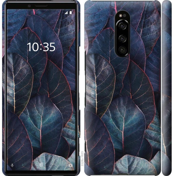 

Чехол на Sony Xperia 1 J9110 Листья v3 (04798)