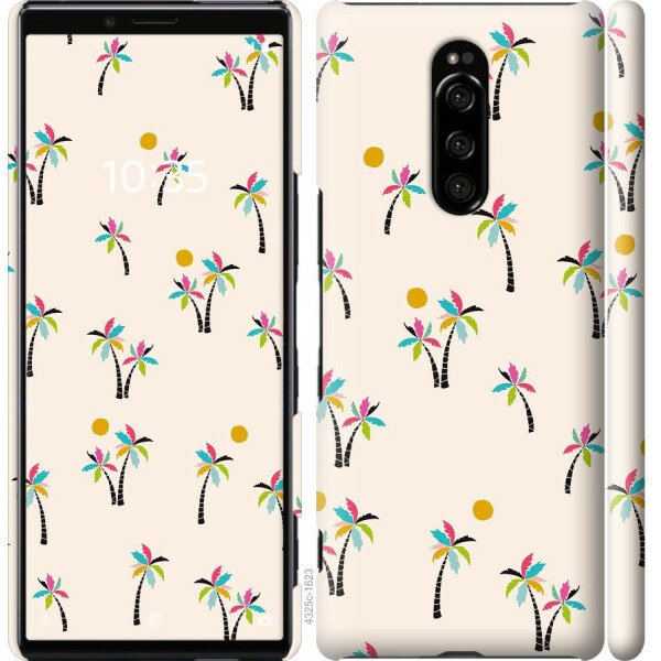 

Чехол на Sony Xperia 1 J9110 Пальмочки (04798)