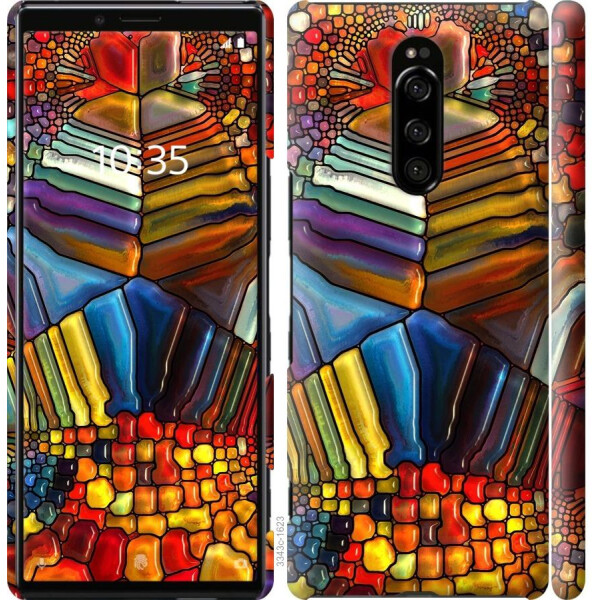 

Чехол на Sony Xperia 1 J9110 Разноцветный витраж (04798)