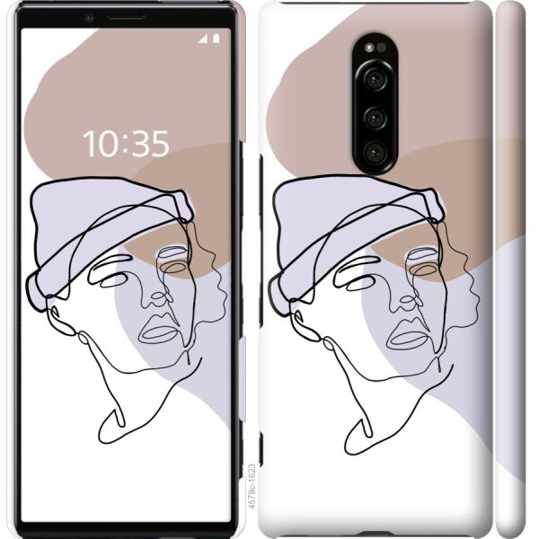 

Чехол на Sony Xperia 1 J9110 Силуэт (04798)