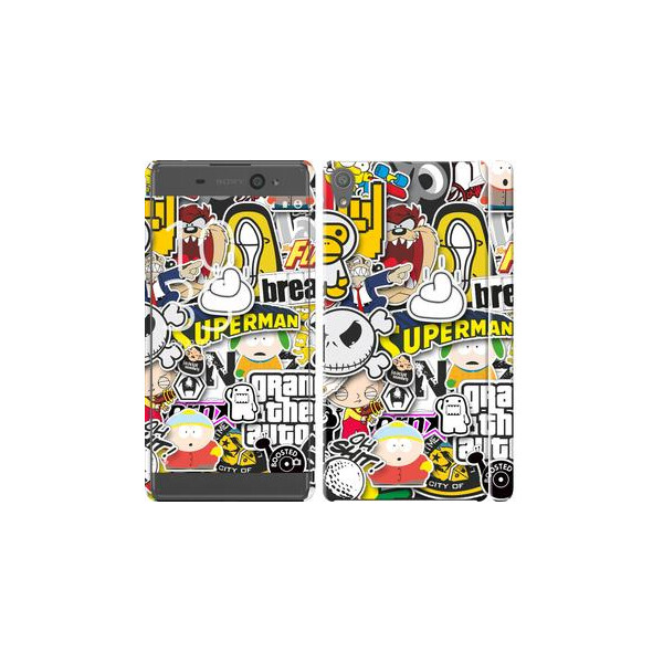 

Чехол на Sony Xperia XA F3112 Popular logos (04798)