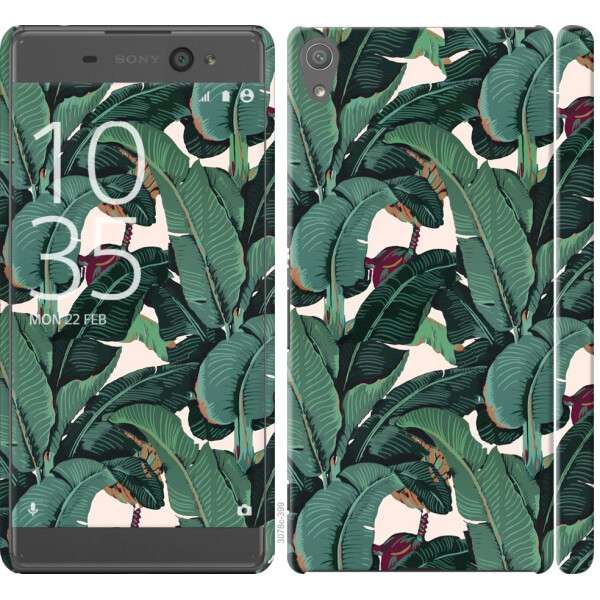 

Чехол на Sony Xperia XA F3112 Банановые листья (04798)