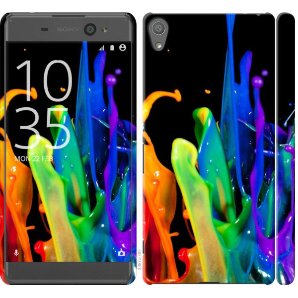 

Чехол на Sony Xperia XA F3112 брызги краски (04798)