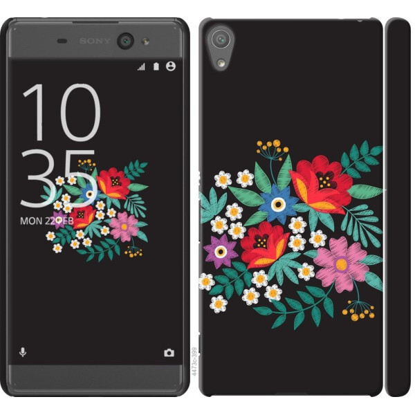 

Чехол на Sony Xperia XA F3112 Вышитые цветы (04798)