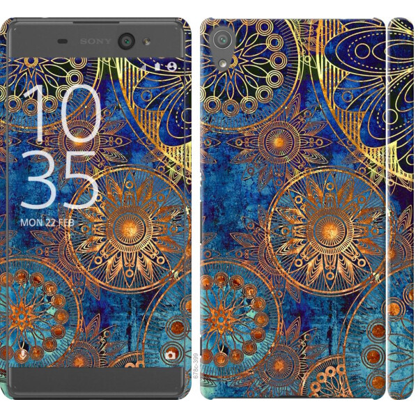 

Чехол на Sony Xperia XA F3112 Золотой узор (04798)