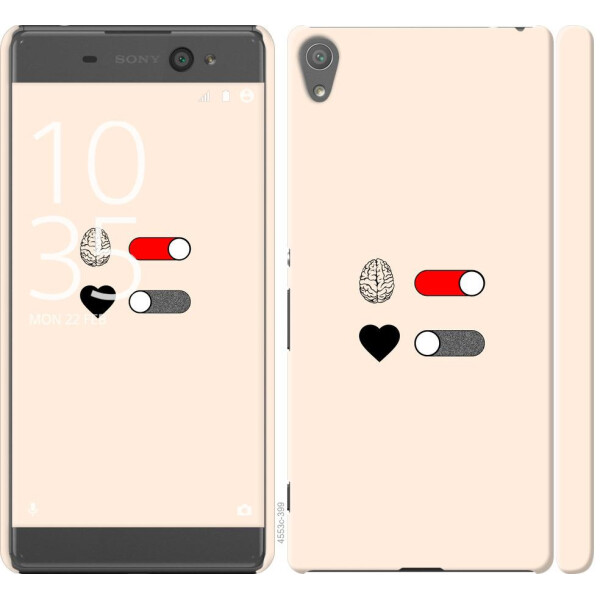 

Чехол на Sony Xperia XA F3112 Любовь и ум (04798)