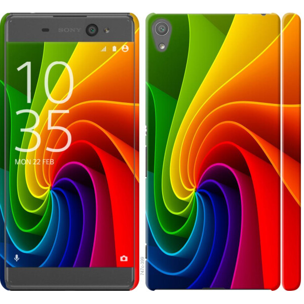 

Чехол на Sony Xperia XA F3112 Радужный вихрь (04798)
