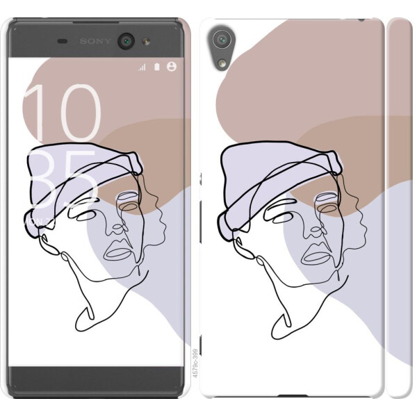 

Чехол на Sony Xperia XA F3112 Силуэт (04798)