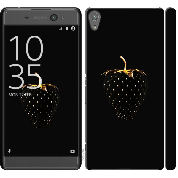 

Чехол на Sony Xperia XA F3112 Черная клубника (04798)