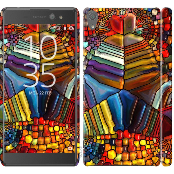 

Чехол на Sony Xperia XA Ultra Dual F3212 Разноцветный витраж (04798)