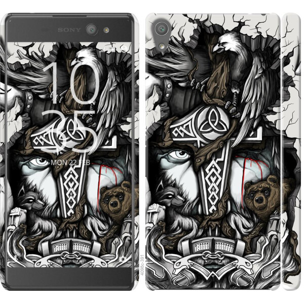 

Чехол на Sony Xperia XA Ultra Dual F3212 Тату Викинг (04798)