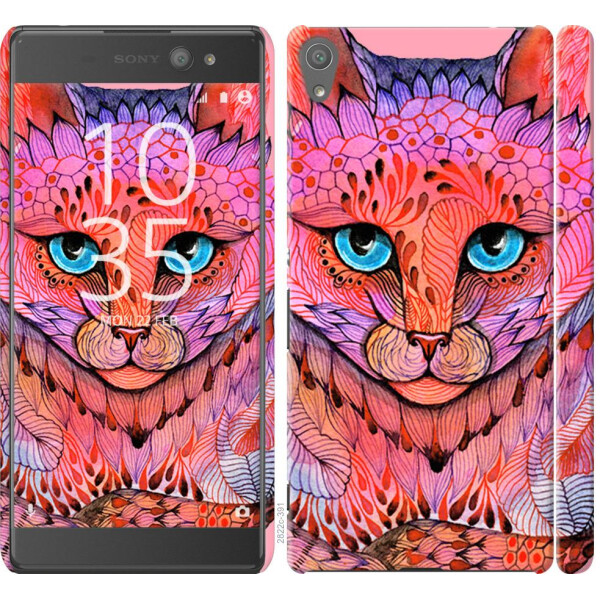 

Чехол на Sony Xperia XA Ultra Dual F3212 Узорчатая кошка (04798)