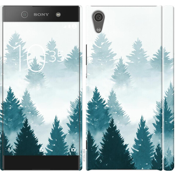 

Чехол на Sony Xperia XA1 G3112 Акварельные Елки (04798)