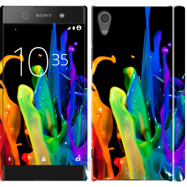 

Чехол на Sony Xperia XA1 G3112 брызги краски (04798)