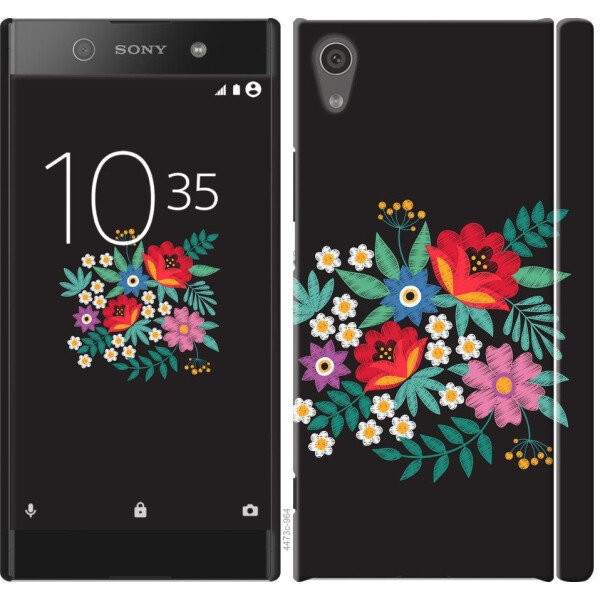 

Чехол на Sony Xperia XA1 G3112 Вышитые цветы (04798)