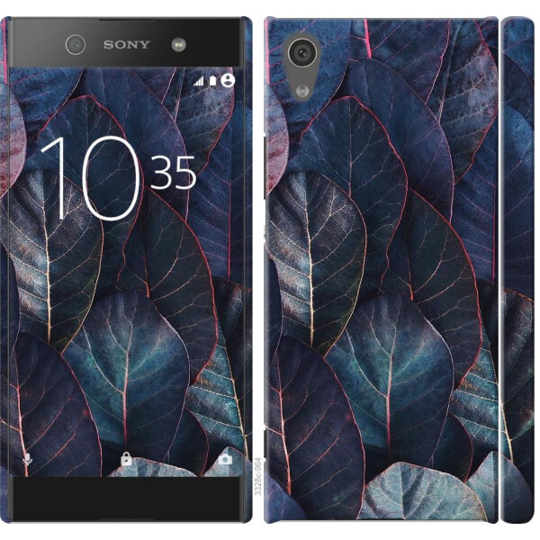 

Чехол на Sony Xperia XA1 G3112 Листья v3 (04798)