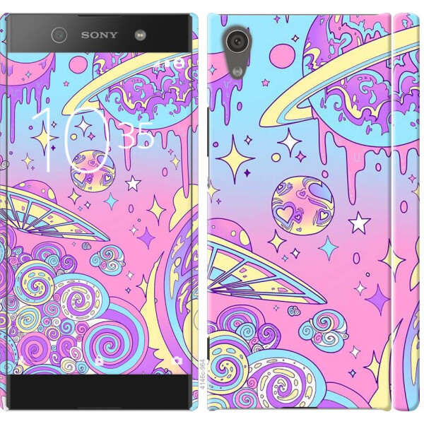 

Чехол на Sony Xperia XA1 G3112 Розовая галактика (04798)