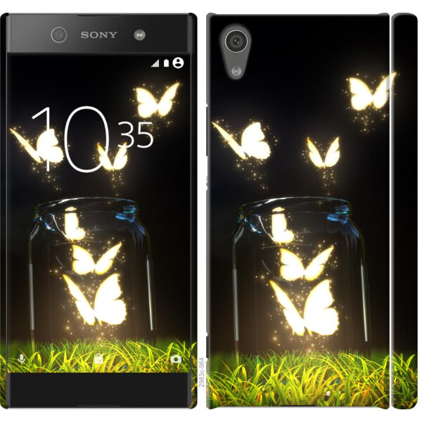 

Чехол на Sony Xperia XA1 G3112 Светящиеся бабочки (04798)
