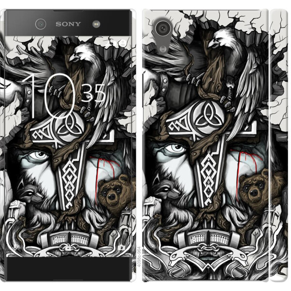 

Чехол на Sony Xperia XA1 G3112 Тату Викинг (04798)