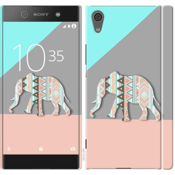 

Чехол на Sony Xperia XA1 G3112 Узорчатый слон (04798)