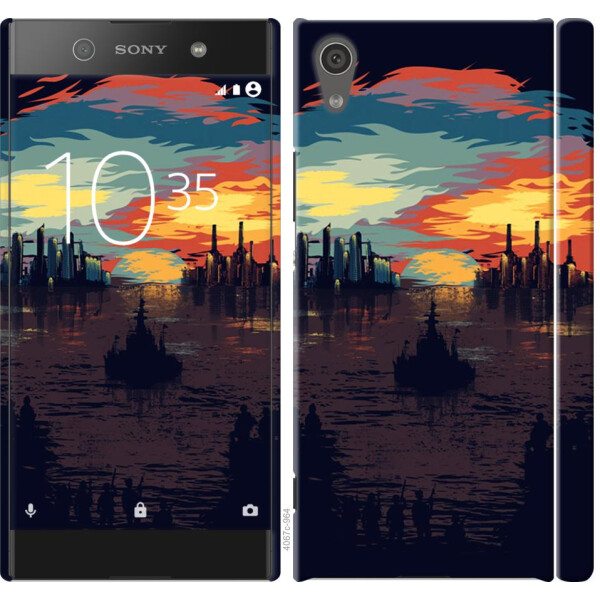 

Чехол на Sony Xperia XA1 G3112 Череп-абстракция (04798)