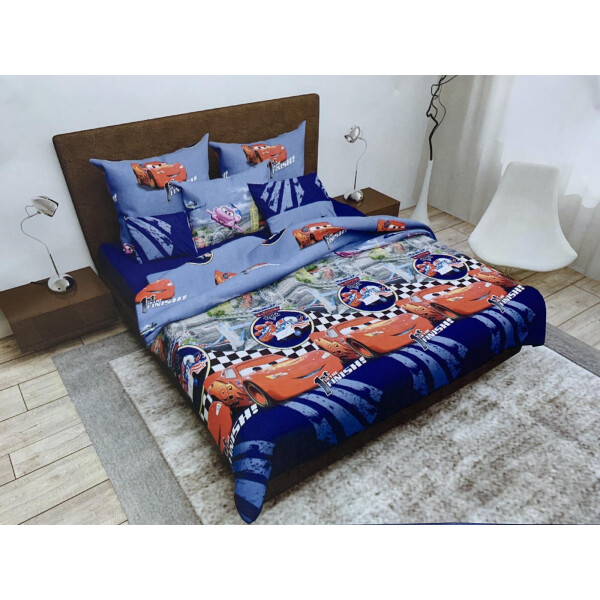 

Комплект постельного белья Уютная Жизнь Детский полуторный Бязь 150x215 Чемпион Макквин