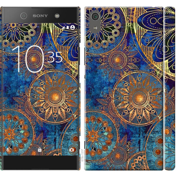 

Чехол на Sony Xperia XA1 Ultra G3212 Золотой узор (04798)