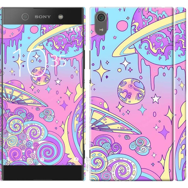 

Чехол на Sony Xperia XA1 Ultra G3212 Розовая галактика (04798)