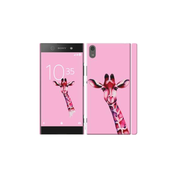 

Чехол на Sony Xperia XA1 Ultra G3212 Розовая жирафа (04798)