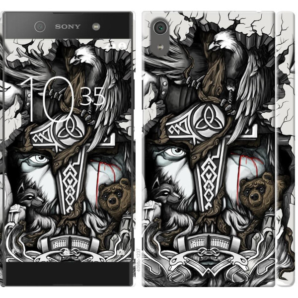 

Чехол на Sony Xperia XA1 Ultra G3212 Тату Викинг (04798)